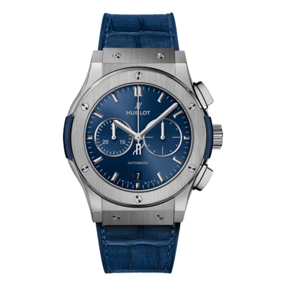 Hublot Classic Fusion Chronograph Titanium Blue